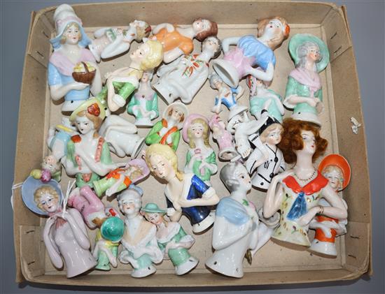 A collection of pin dollies